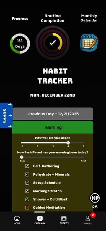 View your habit tracker detail