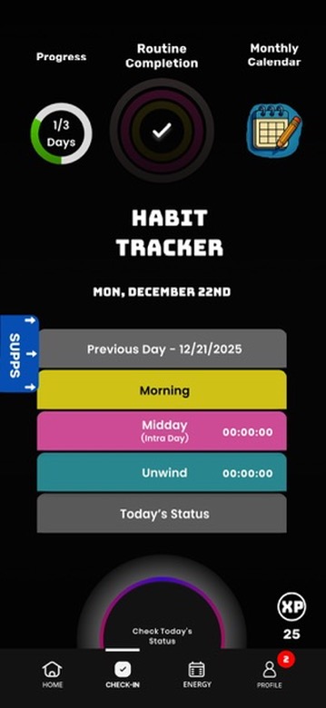 Track your habits and progress